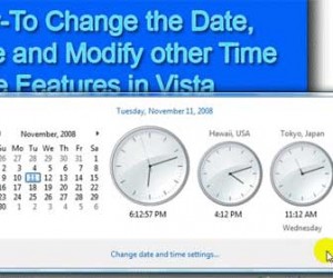 Learn How-To Change the System Date and Time in Vista