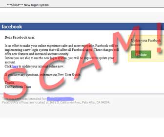 Facebook scam